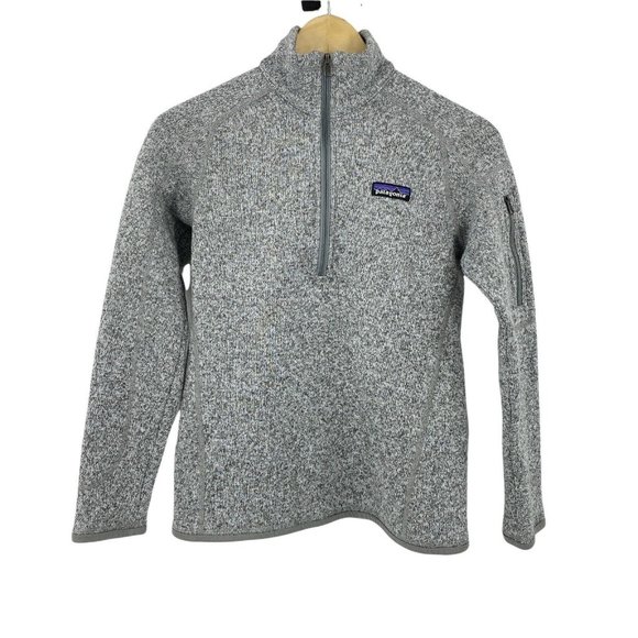 Patagonia Jackets & Blazers - Patagonia Better Sweater Gray 1/4 Zip Fleece Pullover Womens Size XS